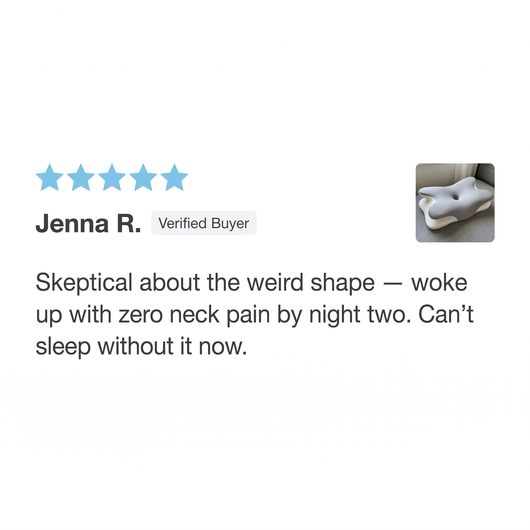 Cloud Neck Alignment Pillow